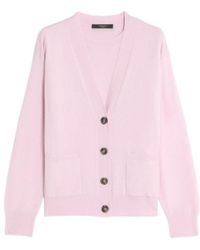Weekend by Maxmara - V-Neck Long-Sleeved Sweater - Lyst