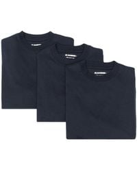 Jil Sander - Pack Of Three Crewneck T-Shirt - Lyst