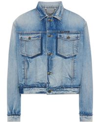 Maison Margiela - Button-Up Denim Jacket - Lyst