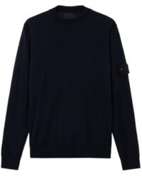 Stone Island - Compass Patch Crewneck Jumper - Lyst