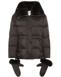 Yves Salomon - Long-Sleeved Down Jacket - Lyst