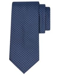 Ferragamo - Micro Gancini Print Silk Jacquard Tie - Lyst
