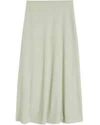 Jil Sander - Fluid Viscose Skirt - Lyst