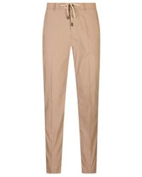 Peserico - Drawstring Poplin Track Trousers - Lyst