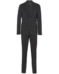 Prada - Single-Breasted Wool And Mohair Suit - Lyst