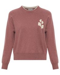 Isabel Marant - Isabel Marant Étoile Lanta Logo Knitted Jumper - Lyst