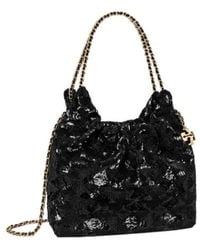 Tory Burch - Fleming Sequin Mini Crossbody Bag - Lyst