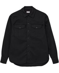 Moncler - Logo Patch Gabardine Pocket Overshirt - Lyst