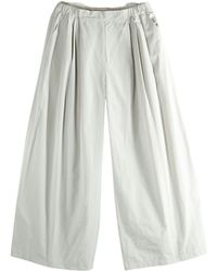 Amomento - Pleated Wide-Leg Casual Pants - Lyst