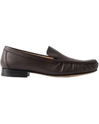 Manolo Blahnik - Leather Loafers - Lyst