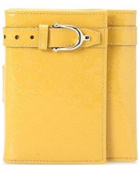 Gucci - Double Folded Embossed Purse - Lyst