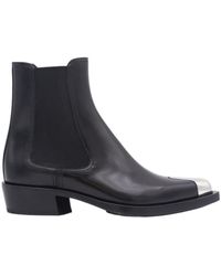 McQueen - Pointed Toe Ankle-Top Boots - Lyst