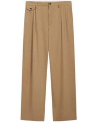 Dior - Pleated Wide-Leg Pants - Lyst
