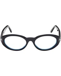 Tom Ford - Eyewear Oval Frame Glasses - Lyst