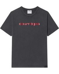 Courreges - Crew Neck T-Shirt - Lyst