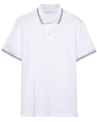 Prada - Logo Detailed Short Sleeved Polo Shirt - Lyst