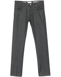 Jacob Cohen - Virgin Wool Straight-Leg Trousers - Lyst