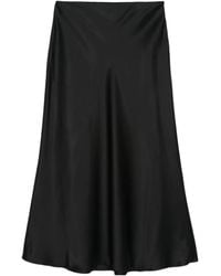 Nanushka - Satin Midi Skirt - Lyst