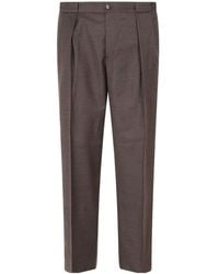 Briglia 1949 - Button-Detail Casual Trousers - Lyst