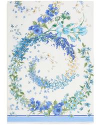 Ferragamo - Ferragamo Spring Printed Scarf - Lyst