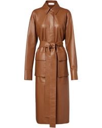 JOSEPH - Okabe Leather Coat - Lyst