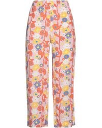 Marni - Floral-Print Casual Trouser - Lyst