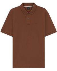 BOSS - Pallas Logo-Embroidered Polo Shirt - Lyst