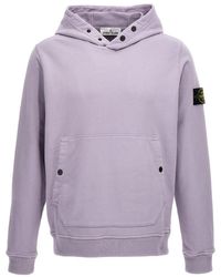 Stone Island - Long-Sleeved Hooded Sweater - Lyst