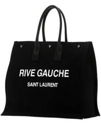 Saint Laurent - Rive Gauche Large Tote Bag - Lyst