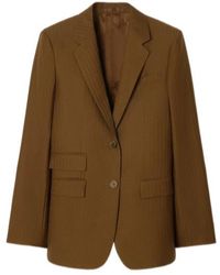 Burberry - Single-Breasted Tailored Blazer - Lyst