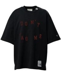 Maison Mihara Yasuhiro - Don'T Tag Me. Flocky-Print T-Shirt - Lyst
