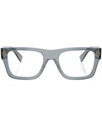 Prada - Eyewear Rectangle Frame Glasses - Lyst