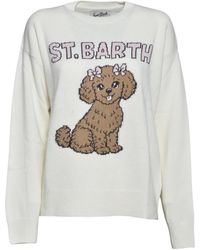 MC2 Saint Barth - Long-Sleeve Knit Top - Lyst