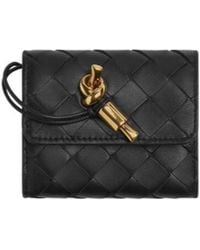 Bottega Veneta - Andiamo Tri-Fold Zip Wallet - Lyst