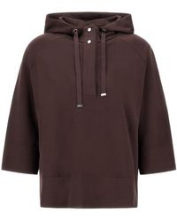 Herno - Drawstring Button Detailed Hoodie - Lyst
