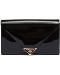 Prada - Chain-Linked Clutch Bag - Lyst