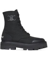 Celine - Bulky Laced Up Boot - Lyst