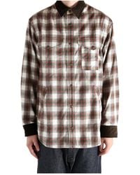 Junya Watanabe - Checked Corduroy-Panel Shirt - Lyst