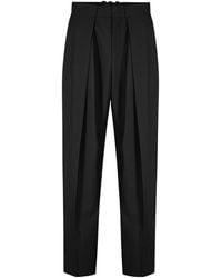 Balmain - Solid Color Pleated Trousers - Lyst