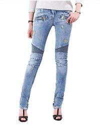 Balmain - Belt Loop Jeans - Lyst