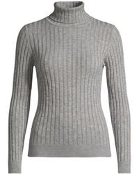Peserico - Turtleneck Knit Top - Lyst