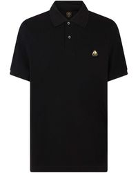 Moose Knuckles - Logo Patch Short-Sleeved Polo Shirt - Lyst
