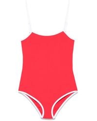 Miu Miu - Open-Back One-Piece Swimsuit - Lyst