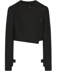 Courreges - Courrèges Oblique Tailored Jacket - Lyst