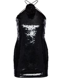Magda Butrym - Choker Sequin Mini Dress - Lyst
