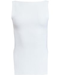 KHAITE - Crewneck Sleeveless Tank Top - Lyst