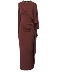 Roland Mouret - Crystal-Embellished Jersey Maxi Dress - Lyst