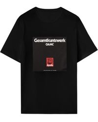 OAMC - Graphic Print Logo T-Shirt - Lyst