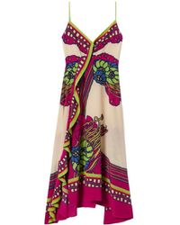 La DoubleJ - La Doublej Printed Midi Dress - Lyst