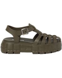 Miu Miu - Eva Platform Cage Sandals - Lyst